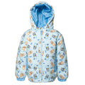 Bluey Zip Up Winter Coat Puffer Jacket