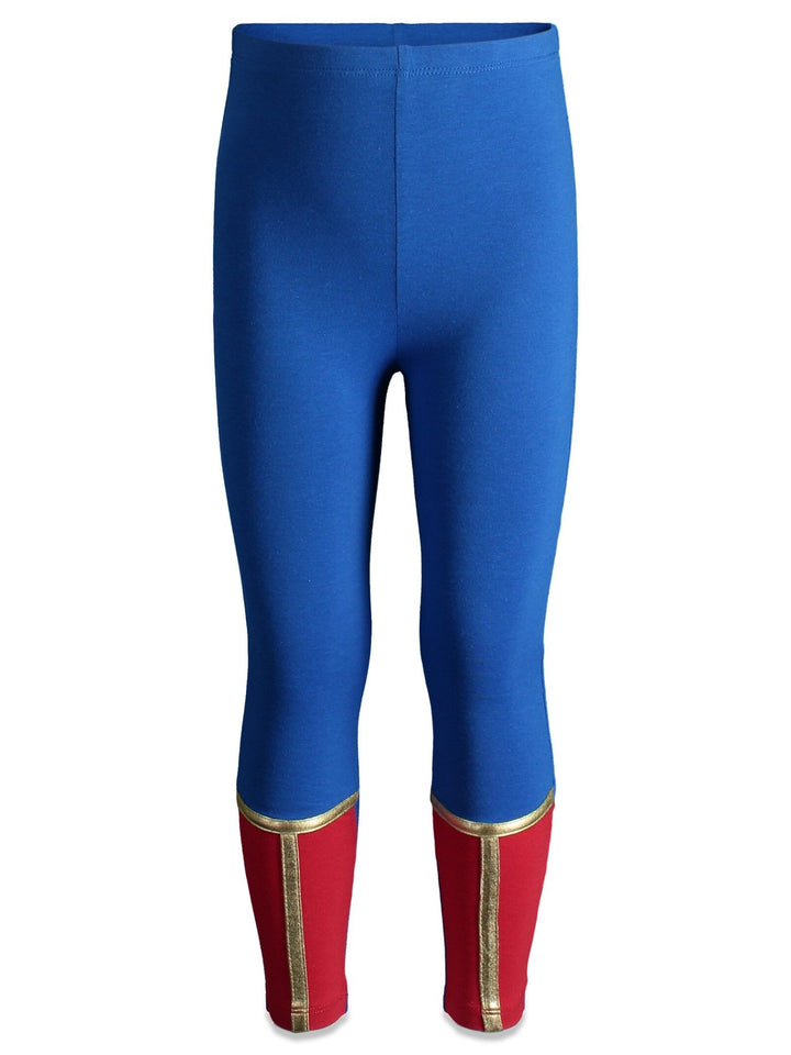 Captain Marvel Avengers Cosplay Costume T-Shirt Leggings and Headband 3 Piece Set - imagikids