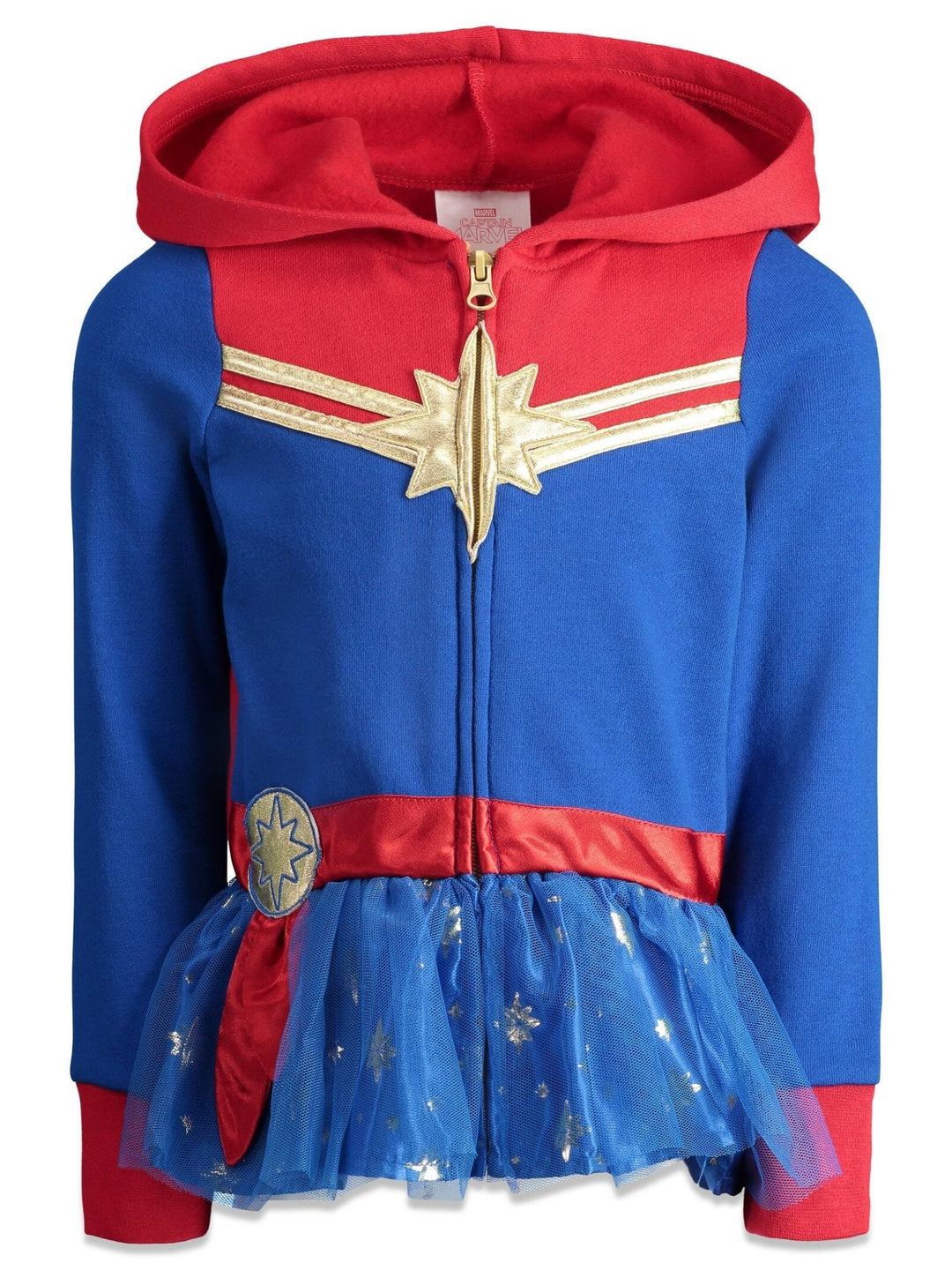 Captain Marvel Avengers Zip Up Hoodie - imagikids