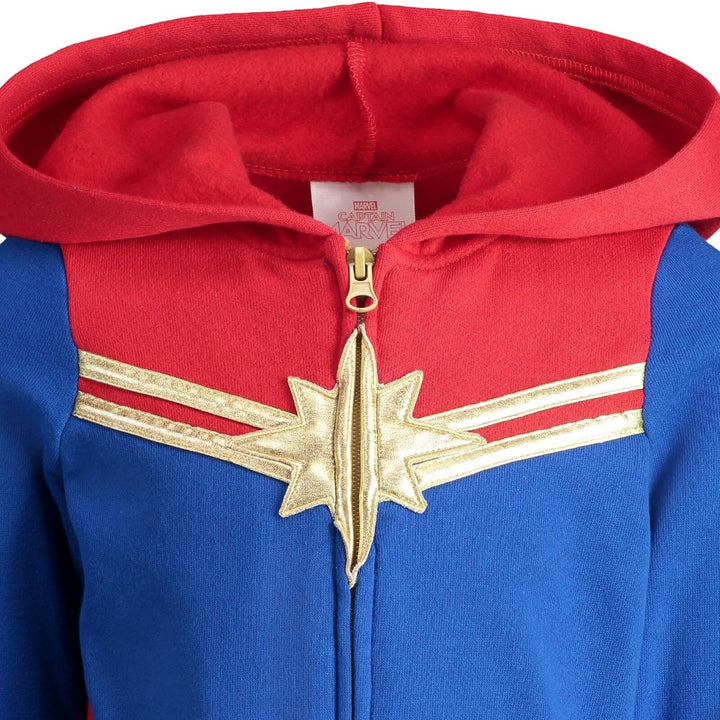 Captain Marvel Avengers Zip Up Hoodie - imagikids