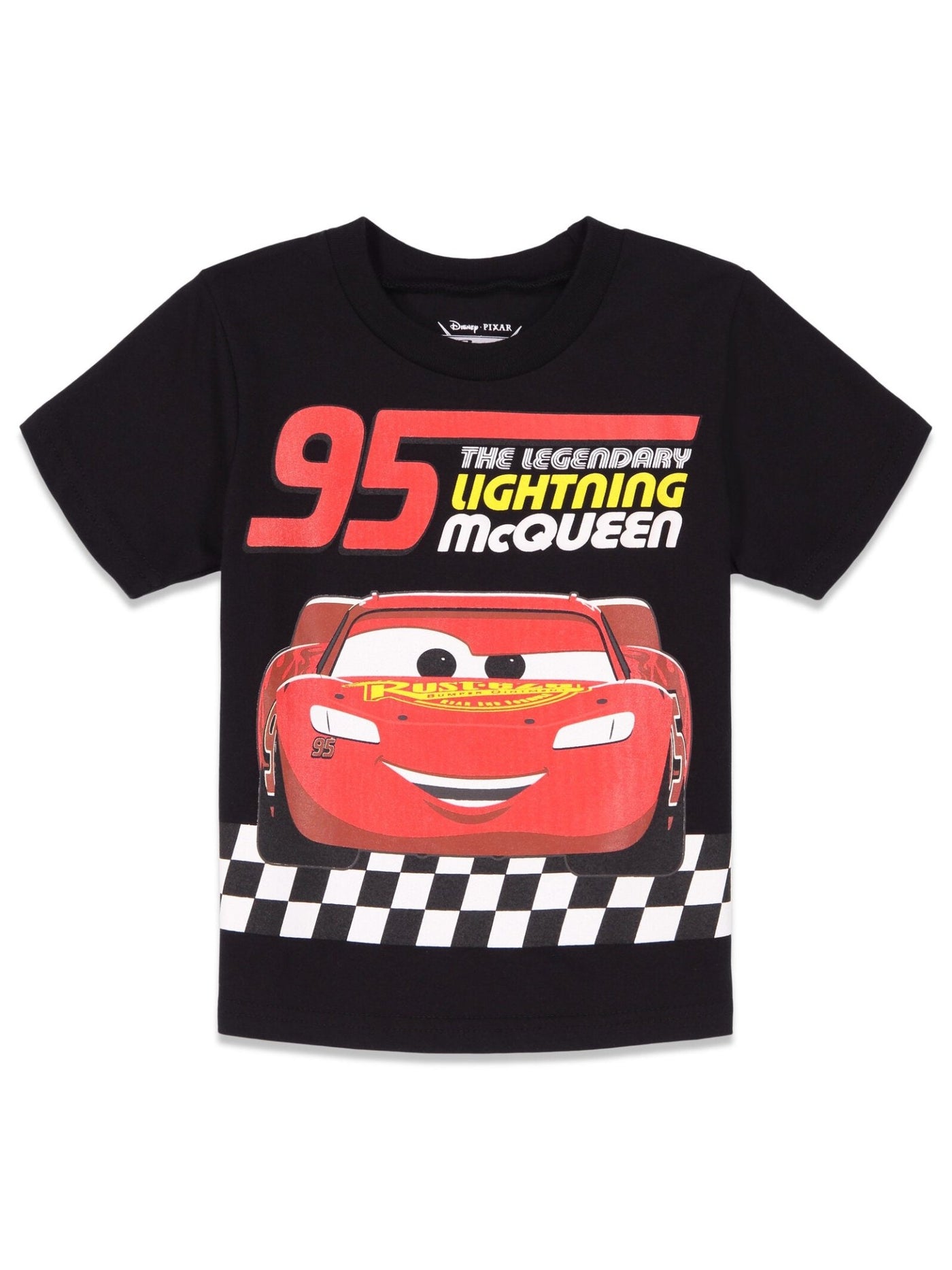 Cars Pixar Cars Lightning McQueen T-Shirt and Shorts Outfit Set - imagikids