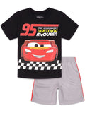 Cars Pixar Cars Lightning McQueen T-Shirt and Shorts Outfit Set