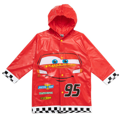 Cars Pixar Cars Waterproof Hooded Rain Jacket Coat - imagikids