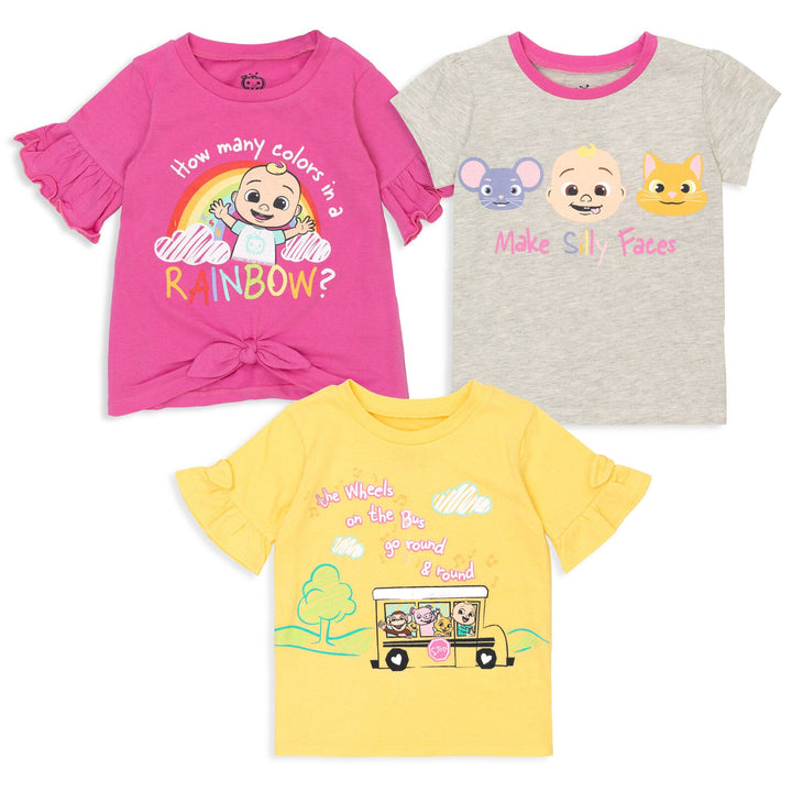 CoComelon Cocomelon JJ 3 Pack T-Shirts - imagikids