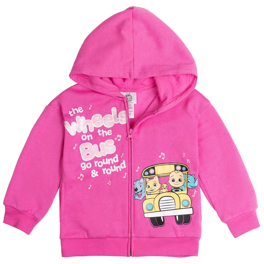 CoComelon Cocomelon JJ Fleece Zip Up Hoodie - imagikids