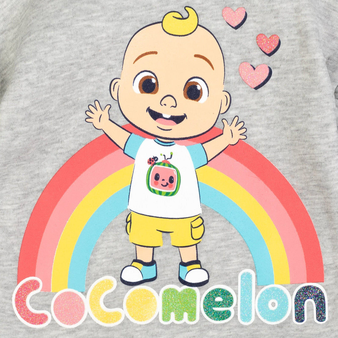 CoComelon Cocomelon JJ Pullover Fleece Sweatshirt and Pants Set - imagikids