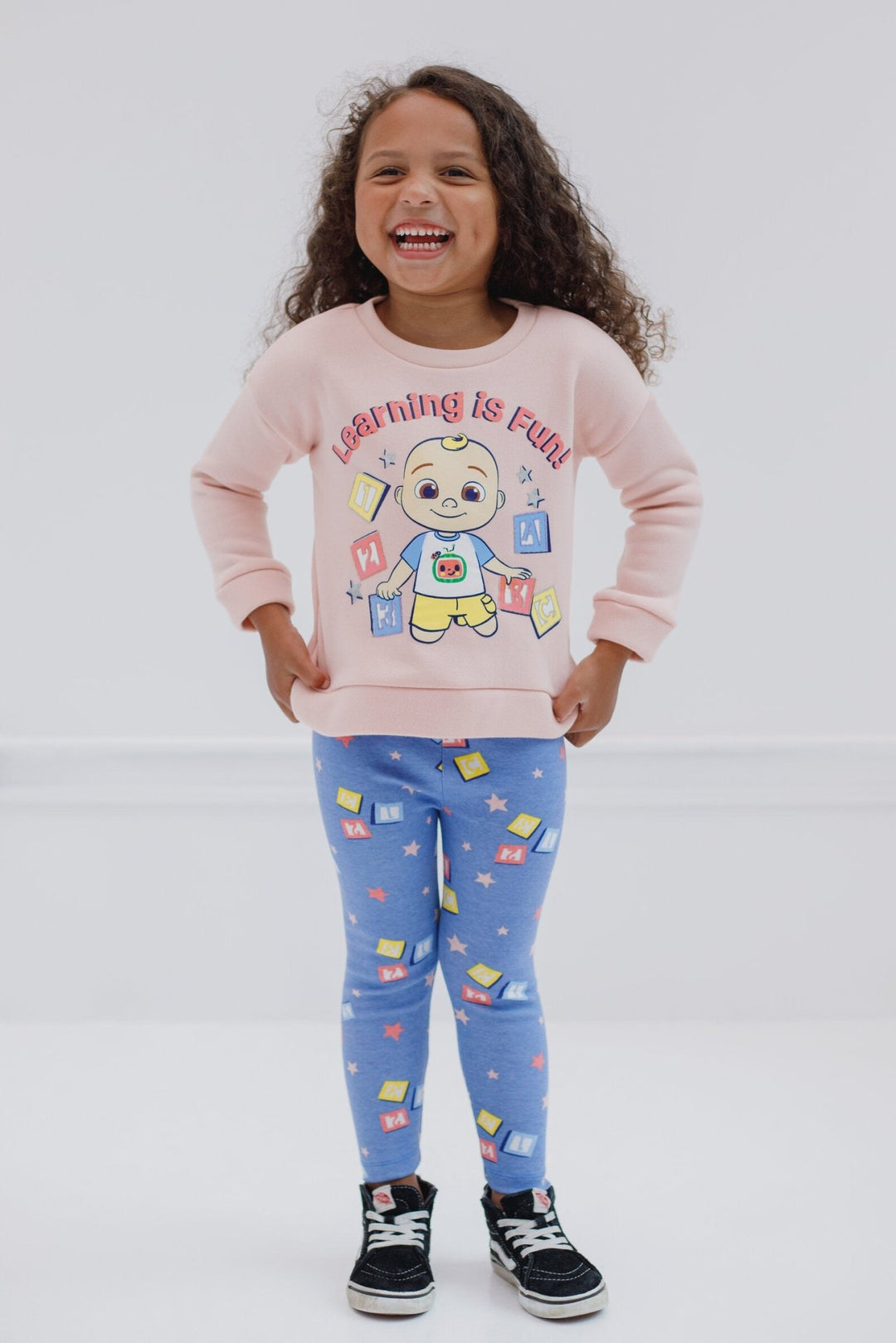 CoComelon Cocomelon JJ Pullover Fleece Sweatshirt and Pants Set - imagikids