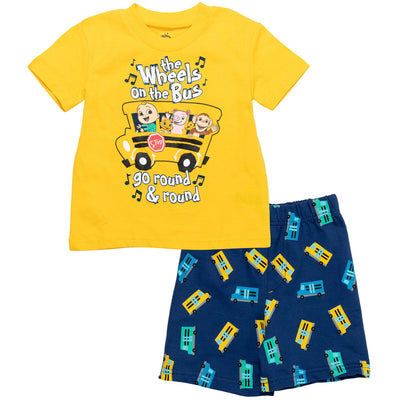 CoComelon Cocomelon JJ T-Shirt and French Terry Shorts Outfit Set - imagikids