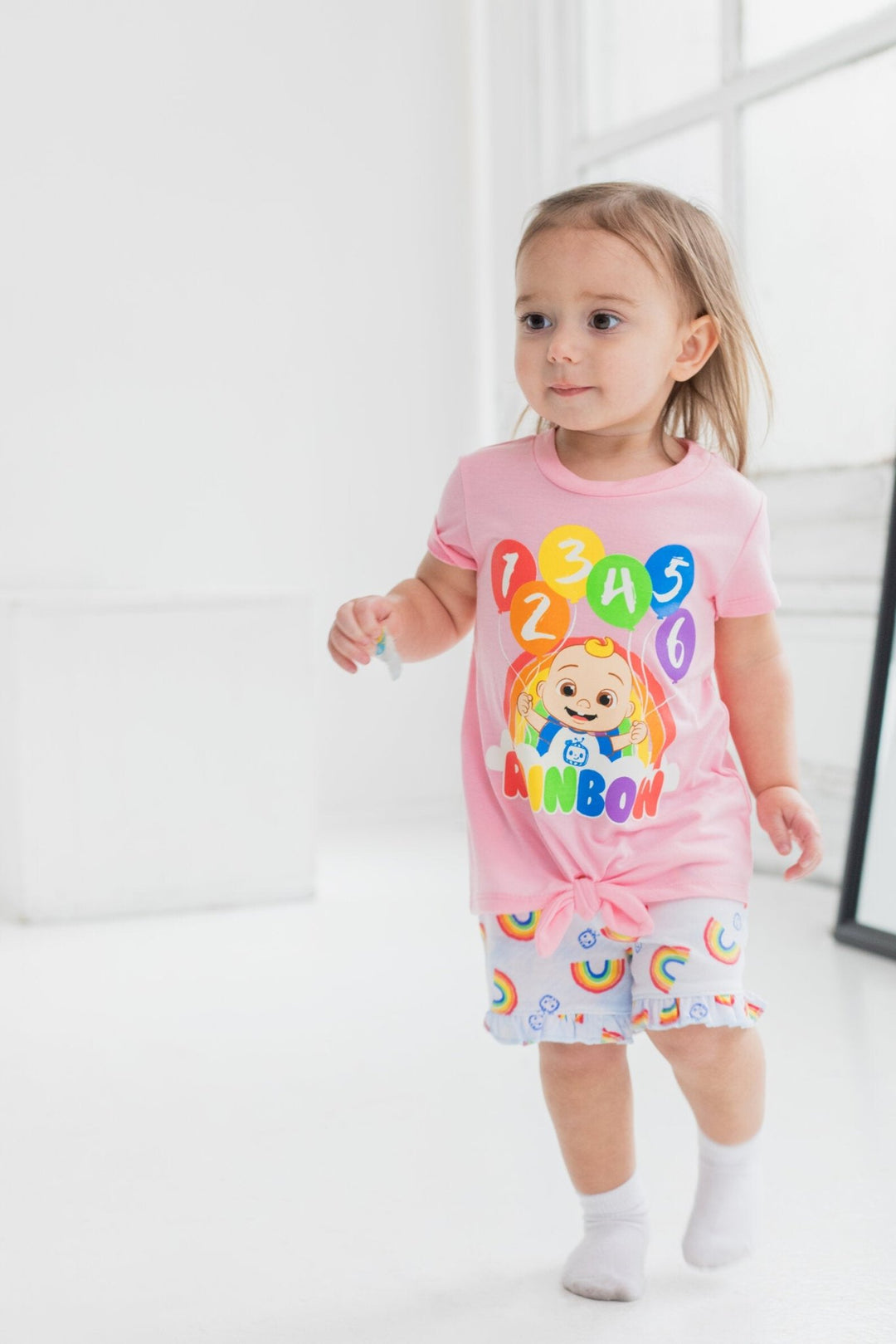 CoComelon Cocomelon JJ T-Shirt and French Terry Shorts Outfit Set - imagikids