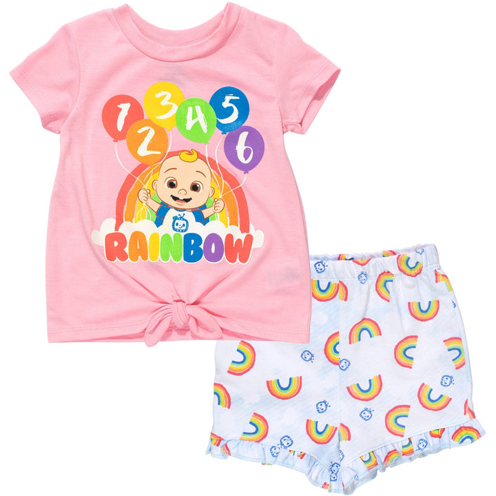 CoComelon Cocomelon JJ T-Shirt and French Terry Shorts Outfit Set - imagikids