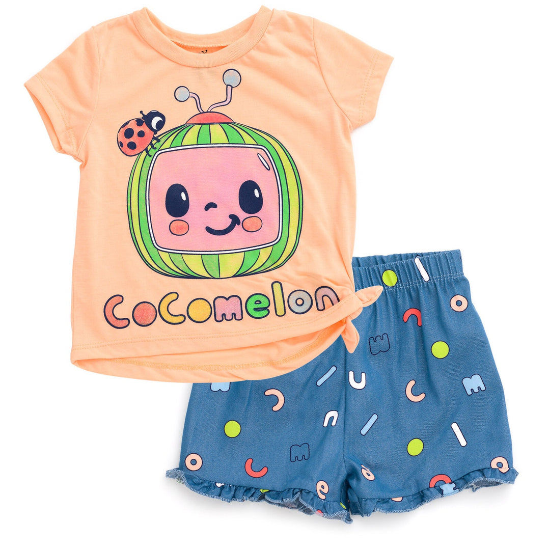 CoComelon Cocomelon JJ T-Shirt and Shorts Outfit Set - imagikids