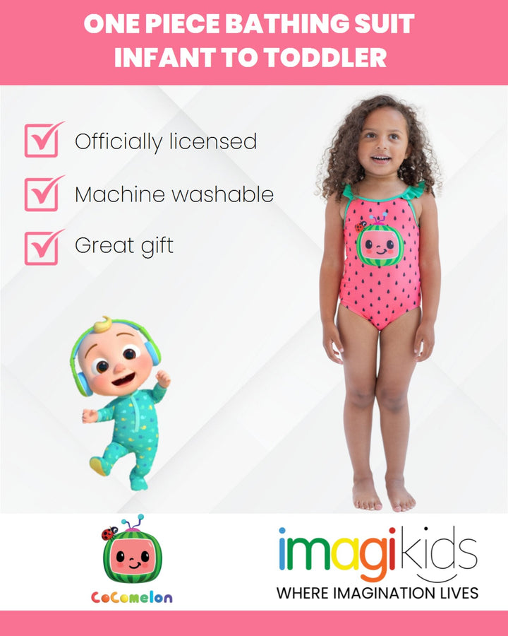 CoComelon Cocomelon JJ UPF 50+ One Piece Bathing Suit - imagikids