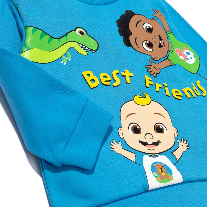 CoComelon Fleece Pullover Sweatshirt and Pants Set - imagikids