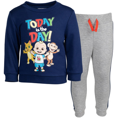CoComelon Fleece Sweatshirt and Jogger Pants Set - imagikids