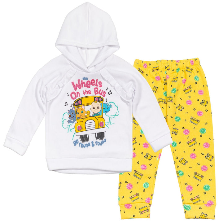 CoComelon JJ Fleece Pullover Hoodie and Pants Outfit Set - imagikids