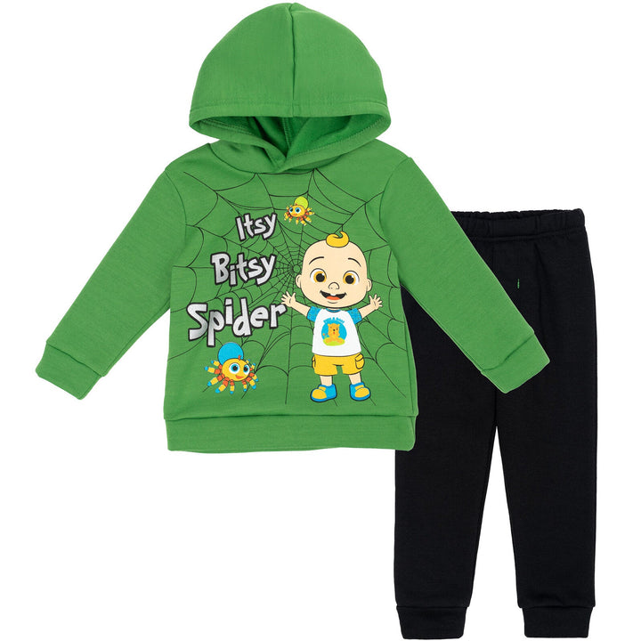 CoComelon JJ Fleece Pullover Hoodie and Pants Outfit Set - imagikids