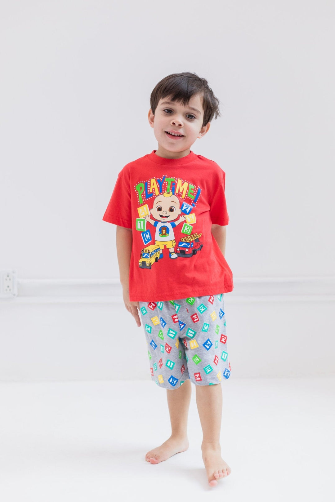 CoComelon JJ Graphic T-Shirt & French Terry Shorts - imagikids