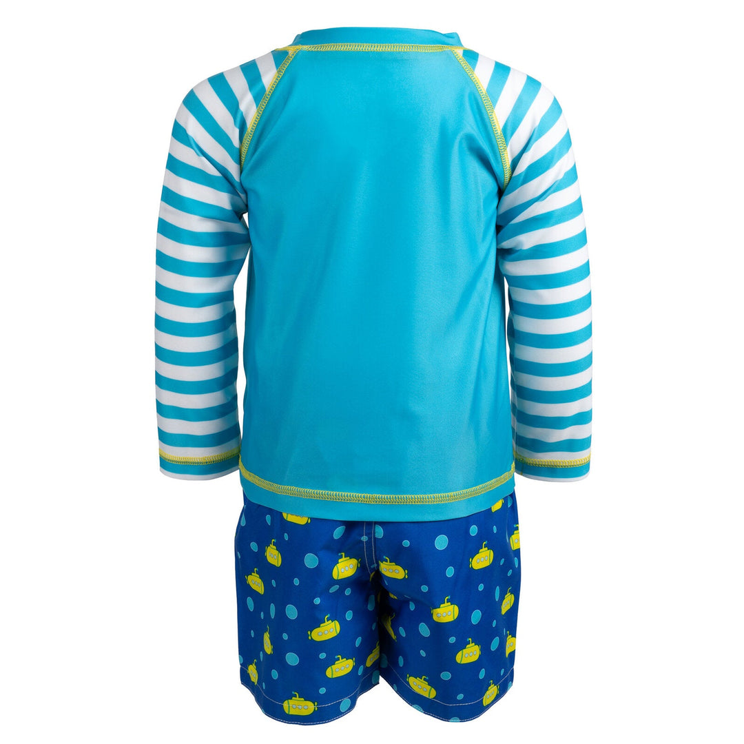 CoComelon JJ Rash Guard and Swim Trunks Outfit Set - imagikids