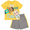 CoComelon T-Shirt and Athletic Mesh Shorts Outfit Set