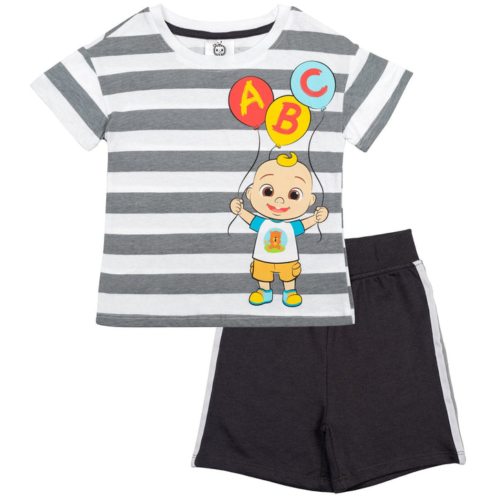 CoComelon T-Shirt and French Terry Shorts Outfit Set - imagikids