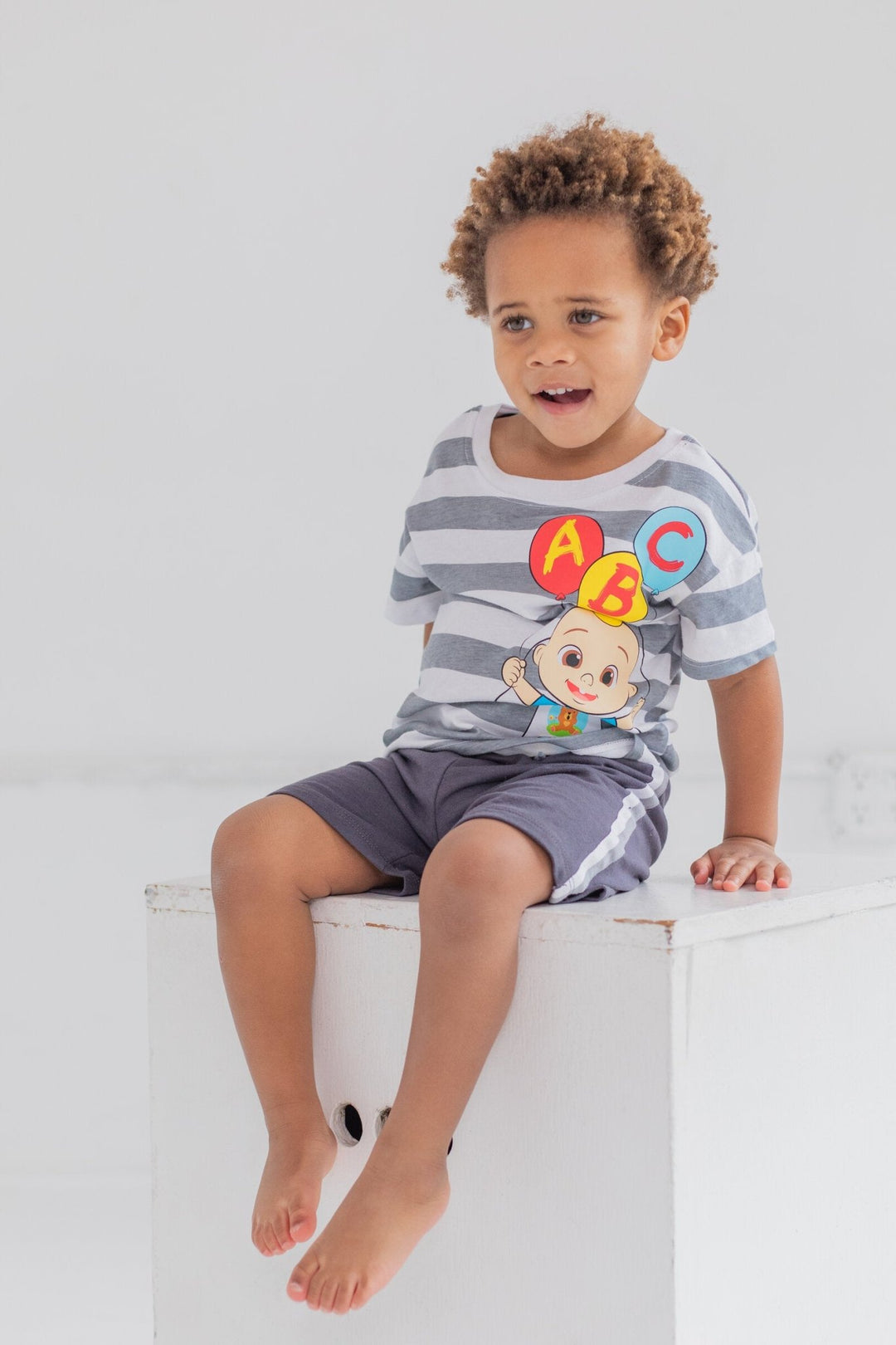 CoComelon T-Shirt and French Terry Shorts Outfit Set - imagikids