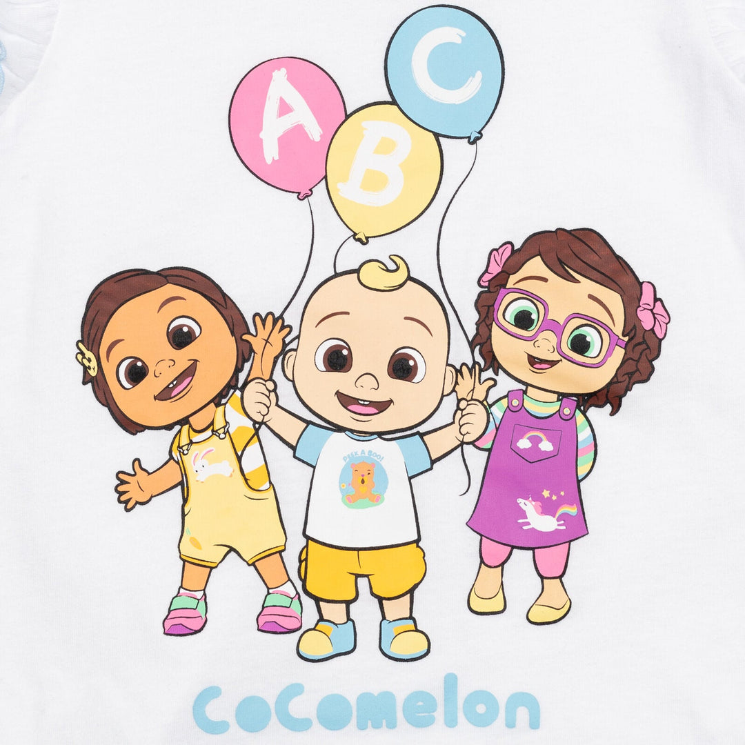 CoComelon T-Shirt and French Terry Shorts Outfit Set - imagikids