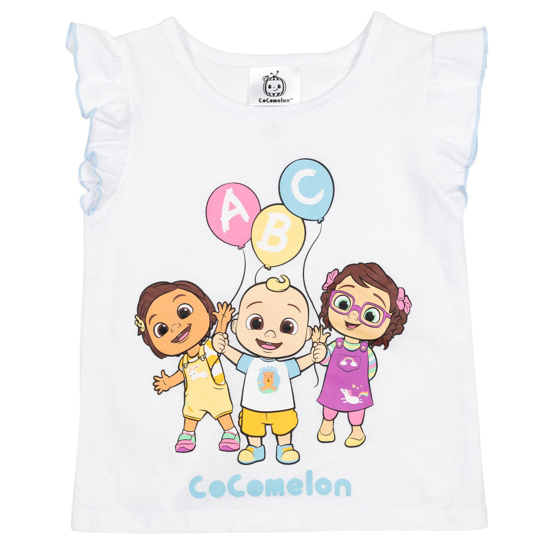 CoComelon T-Shirt and French Terry Shorts Outfit Set - imagikids