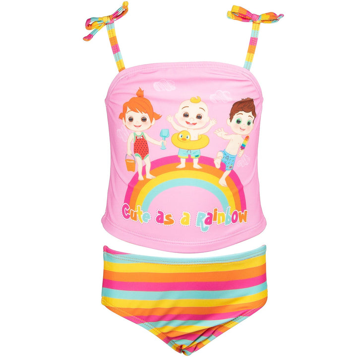 CoComelon Tankini Top and Bikini Bottom Swim Set - imagikids