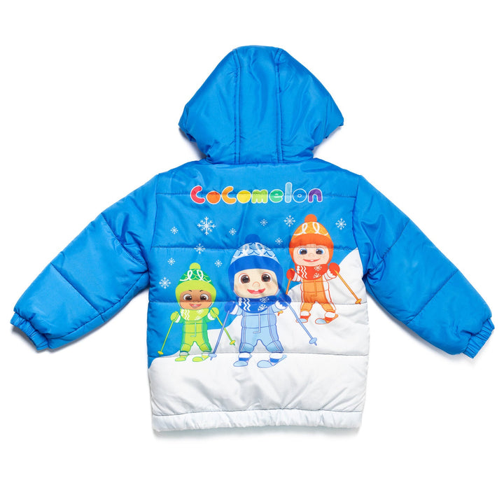 CoComelon Zip Up Winter Coat Puffer Jacket - imagikids