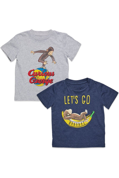 Curious George 2 Pack Graphic T-Shirt - imagikids