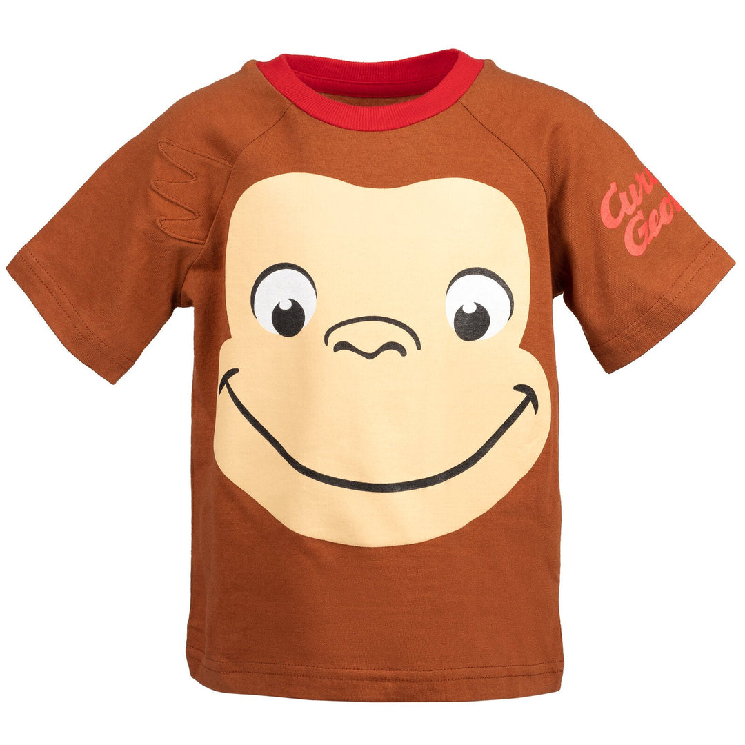 Curious George 2 Pack Graphic T-Shirts - imagikids