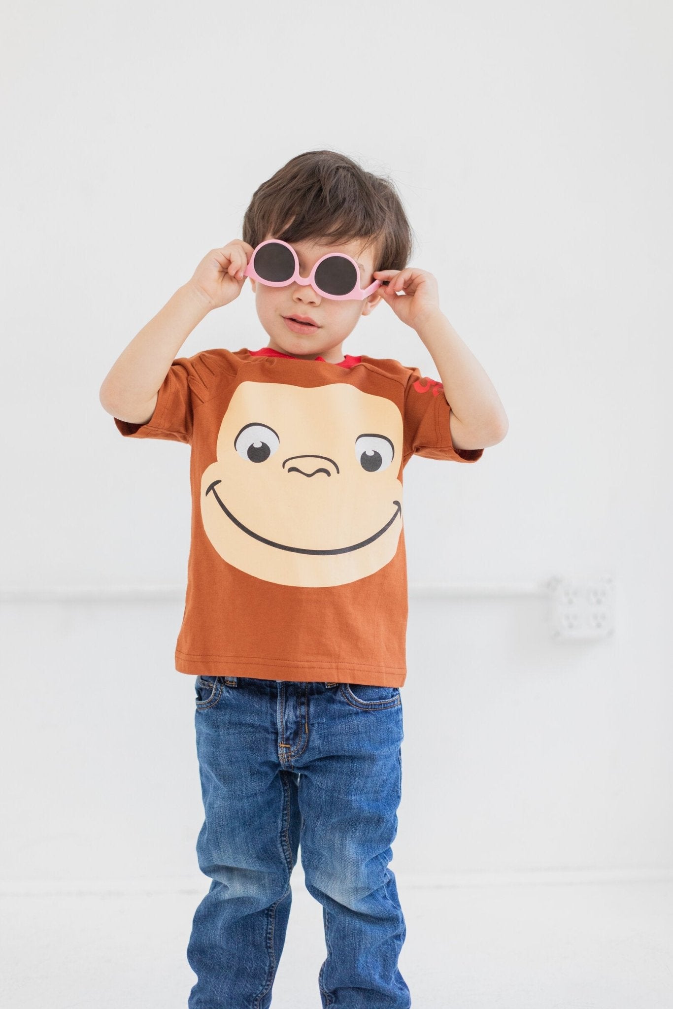 Curious George 2 Pack Graphic T-Shirts - imagikids