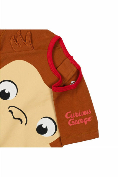 Curious George 2 Pack Short Sleeve Bodysuits - imagikids
