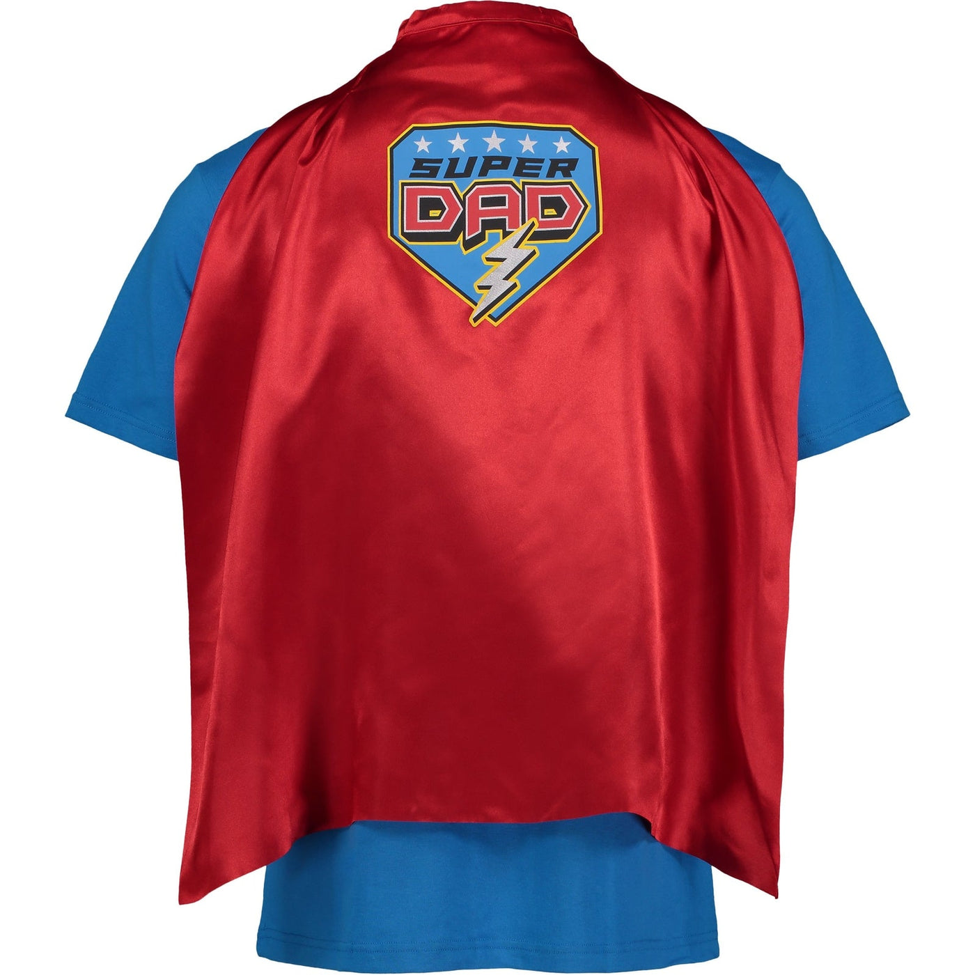 Dad Superhero Cape Short Sleeve Graphic T-Shirt - imagikids