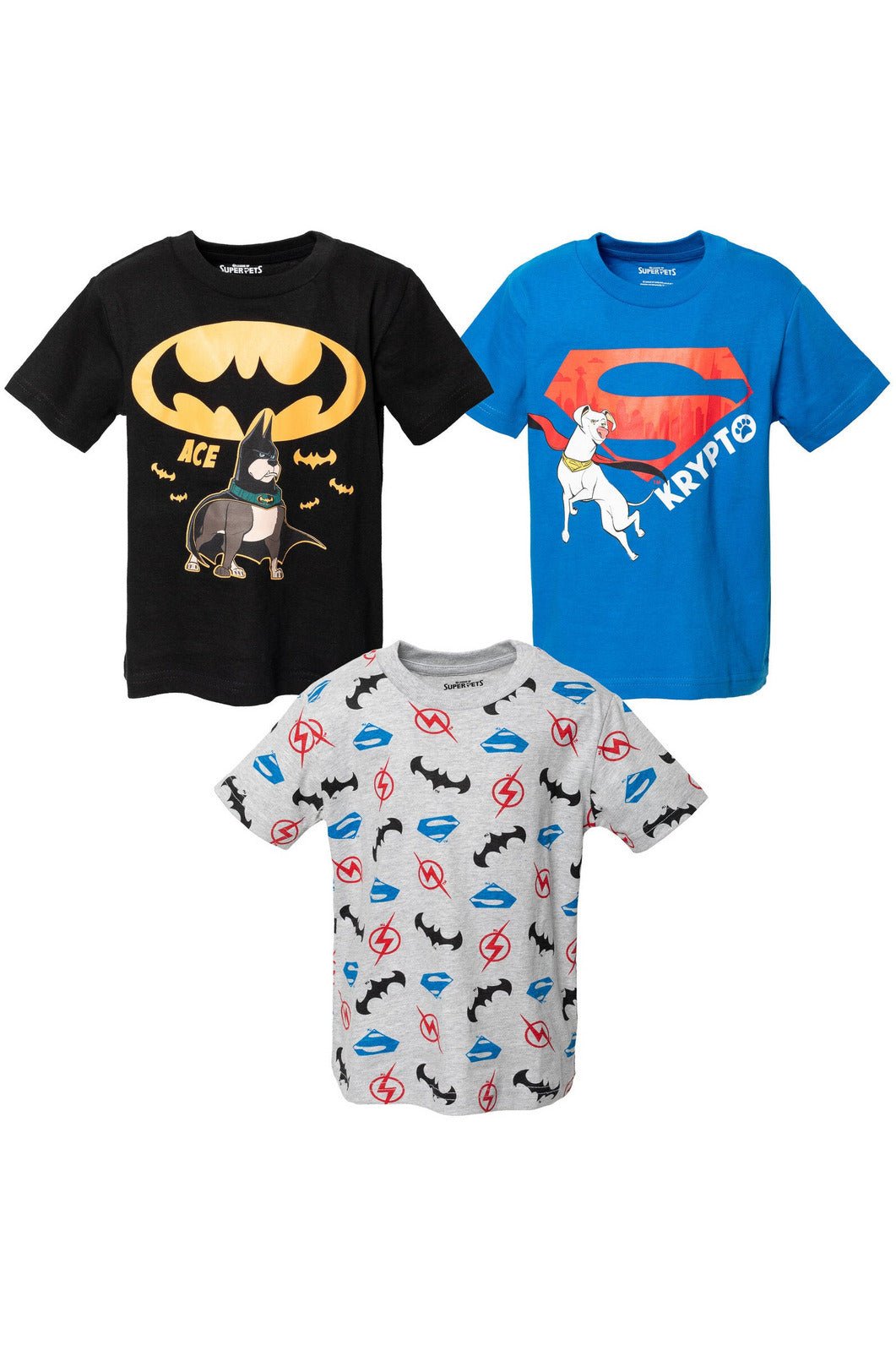 DC Comics 3 Pack Performance Graphic T-Shirts - imagikids