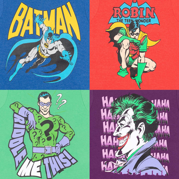 DC Comics Batman 4 Pack Graphic T-Shirts - imagikids