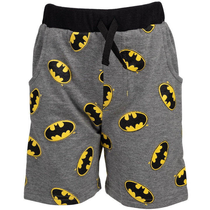 DC Comics Batman Graphic T-Shirt & French Terry Shorts - imagikids