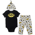 DC Comics Batman Short Sleeve Bodysuit & Pants & Hat