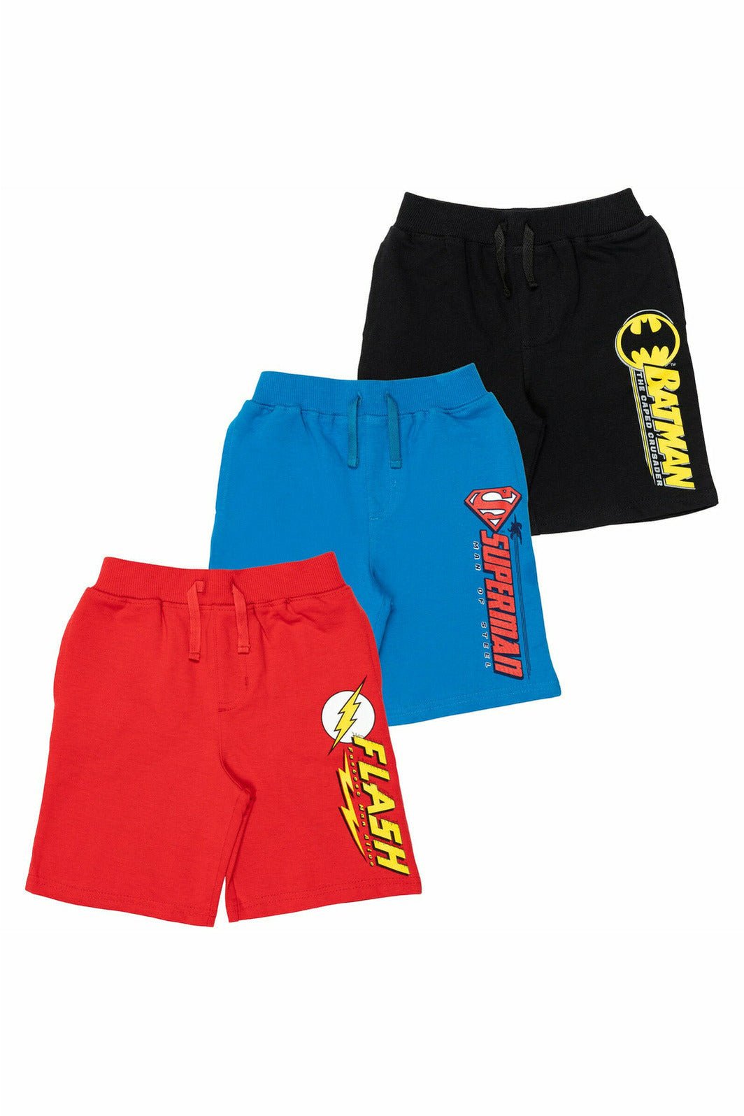 DC Comics French Terry 3 Pack Shorts - imagikids