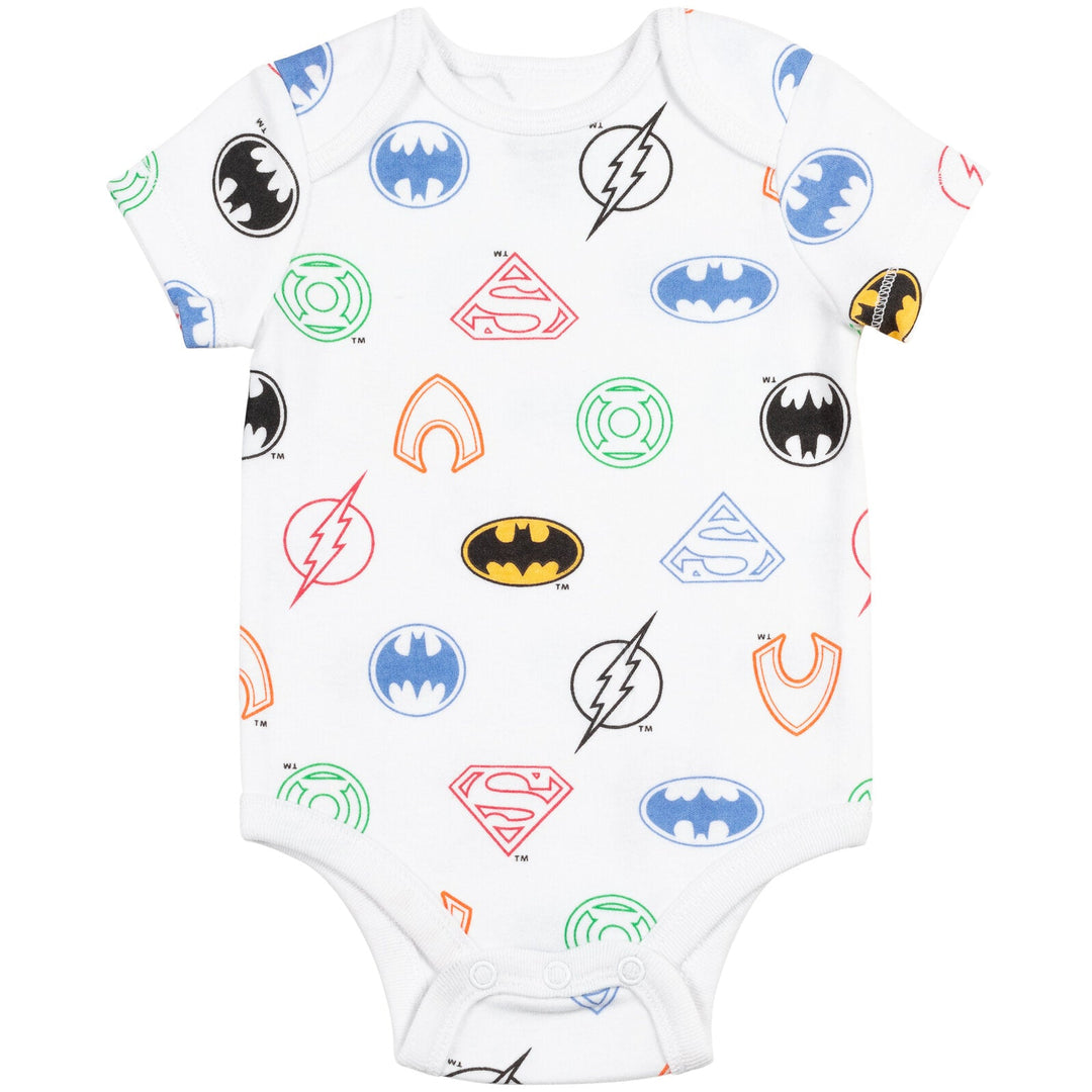 DC Comics Justice League 3 Pack Bodysuits - imagikids