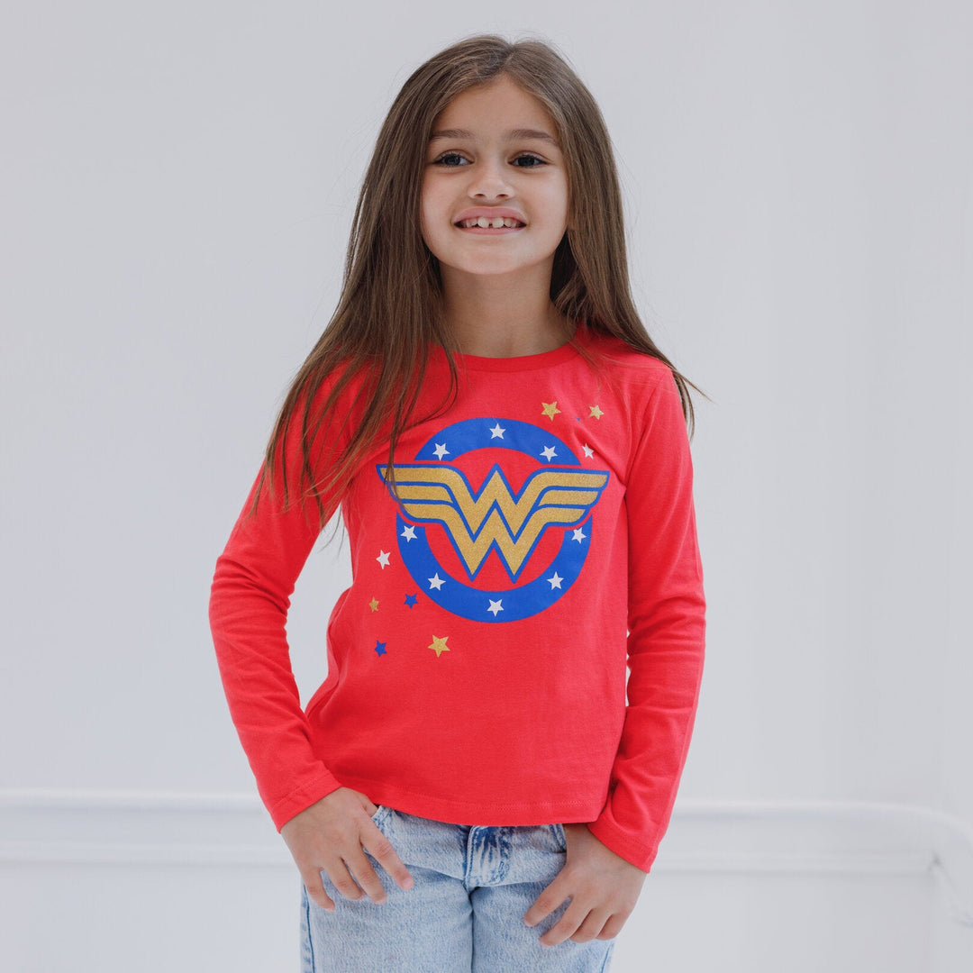 DC Comics Justice League 3 Pack Long Sleeve T-Shirts - imagikids