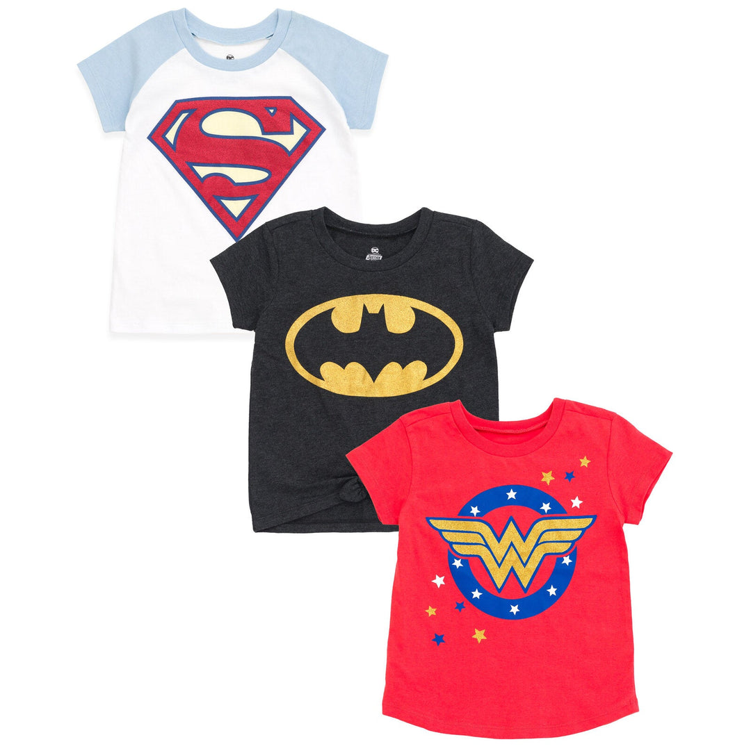 DC Comics Justice League 3 Pack T-Shirts - imagikids