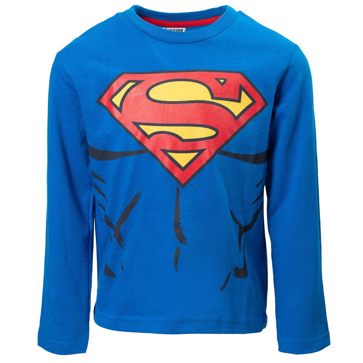 DC Comics Justice League 4 Pack Costume Long Sleeve Graphic T-Shirts - imagikids