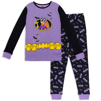 DC Comics Justice League Batgirl Pajama Shirt and Pants Sleep Set - imagikids