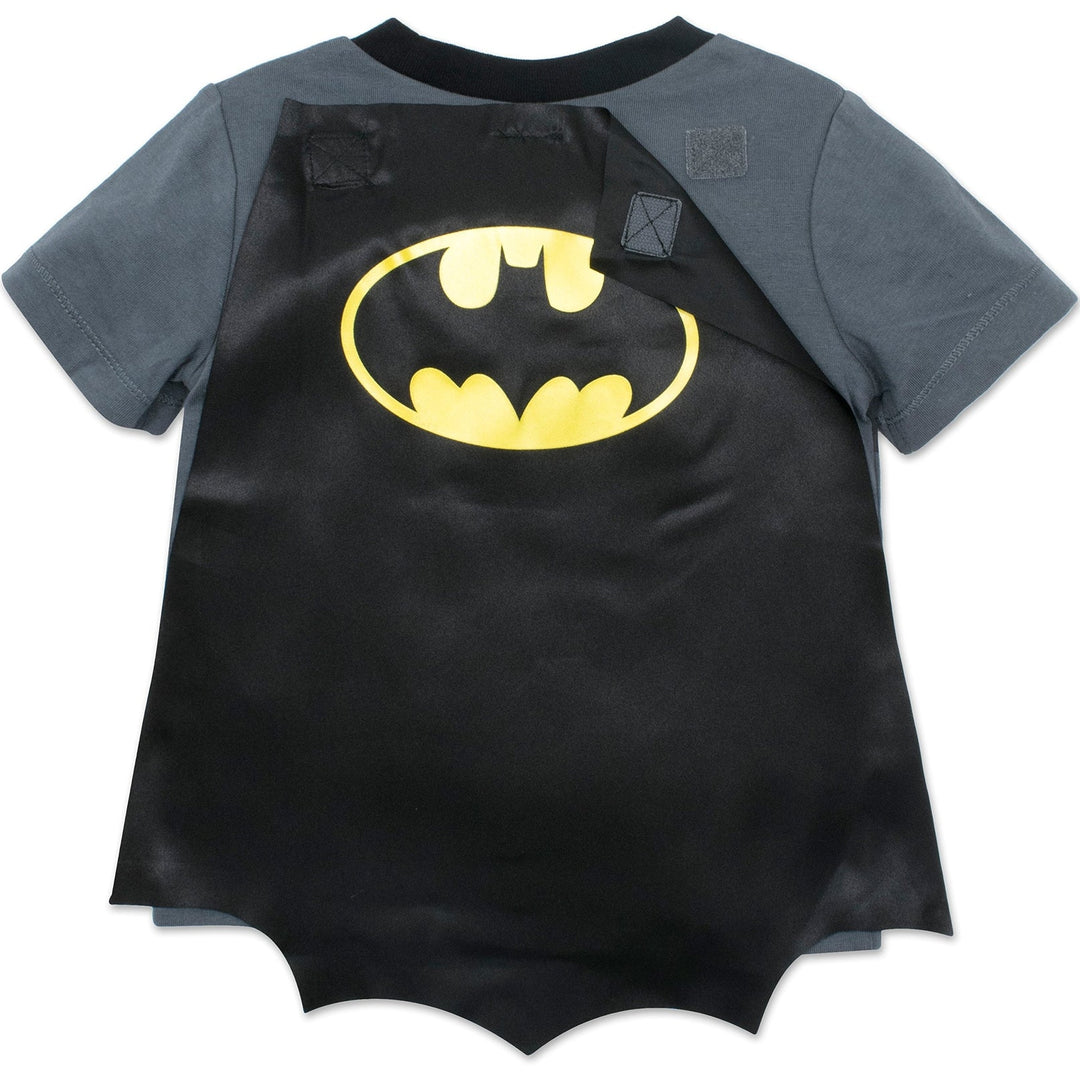 DC Comics Justice League Batman Cosplay T-Shirt and Cape - imagikids