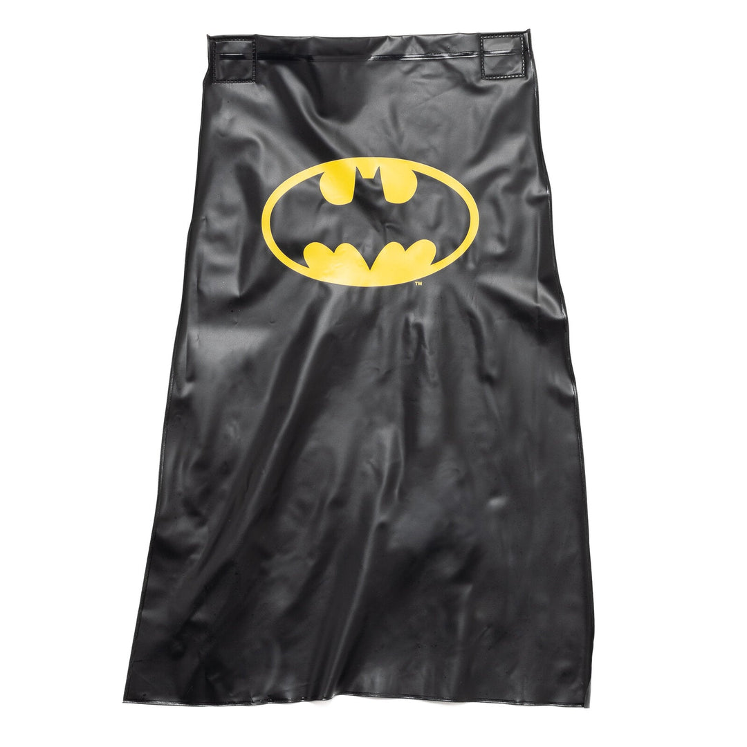 DC Comics Justice League Batman Costume Waterproof Rain Jacket Cape and Umbrella 3 Piece Outfit Set - imagikids