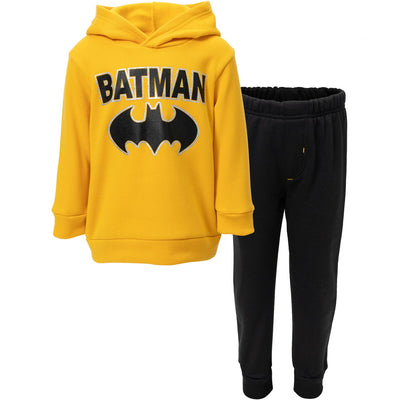 DC Comics Justice League Batman Fleece Pullover Hoodie and Pants Outfit Set - imagikids