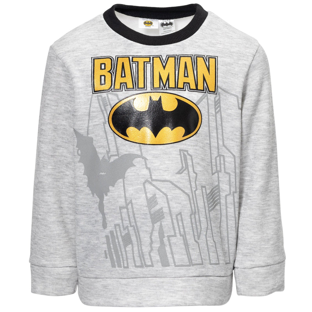 DC Comics Justice League Batman Fleece Sweatshirt and Pants Set - imagikids