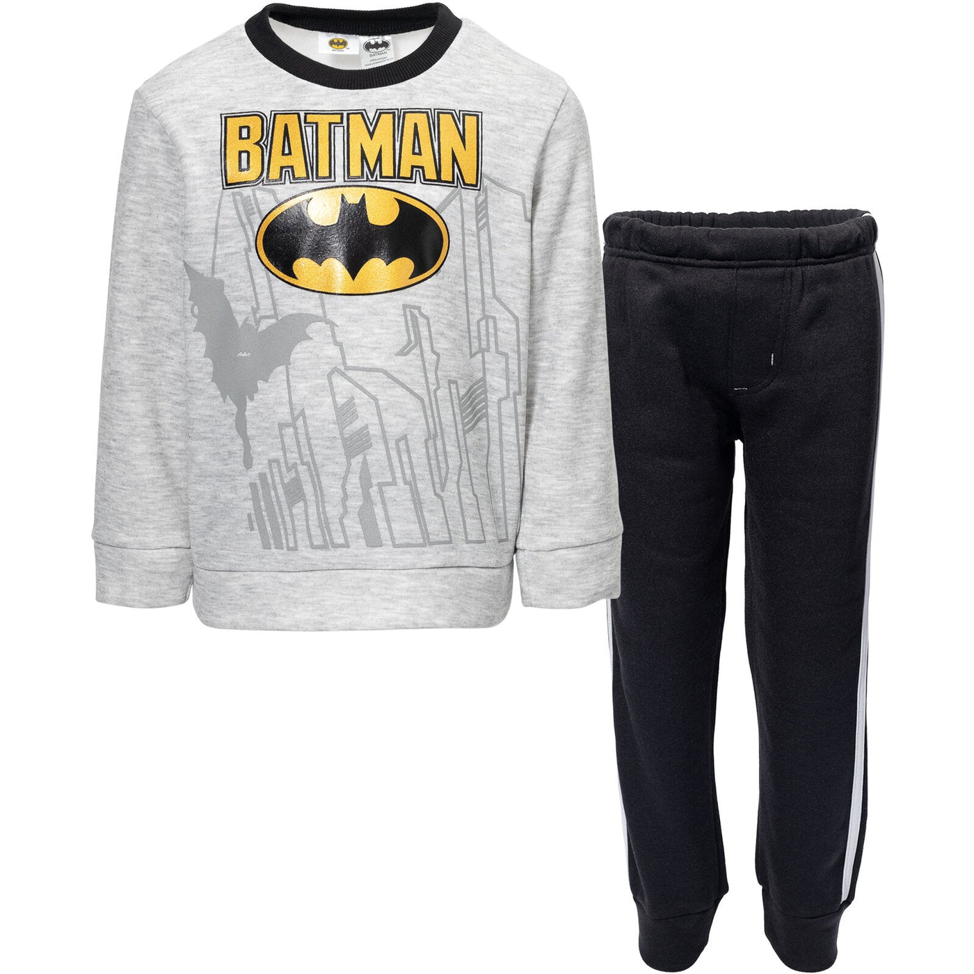 DC Comics Justice League Batman Fleece Sweatshirt and Pants Set - imagikids