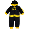 DC Comics Justice League Batman Fleece Zip Up Pajama Coverall and Cape